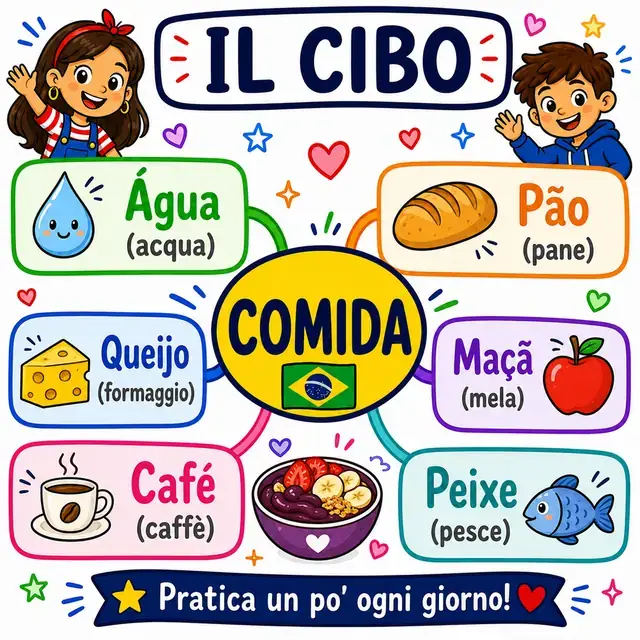 Mappa mentale: Cibo