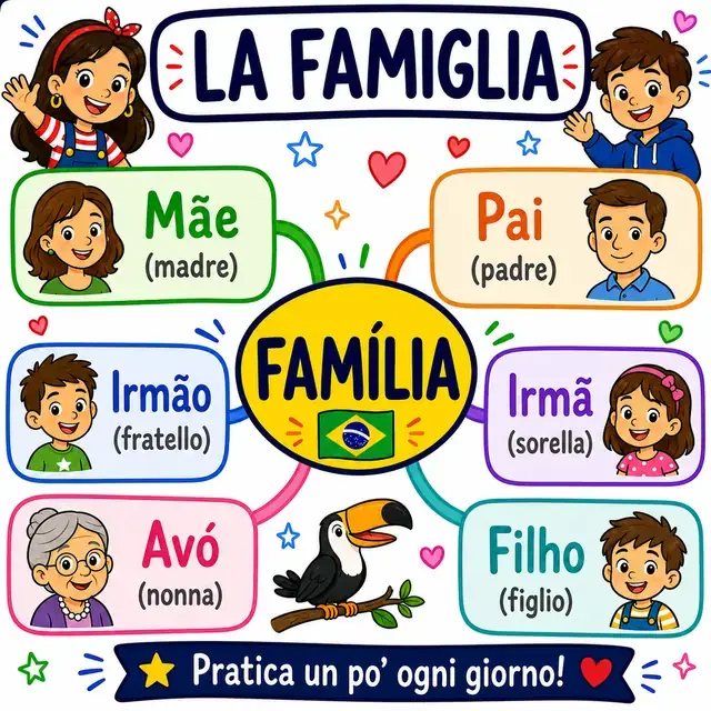 Mappa mentale: Famiglia